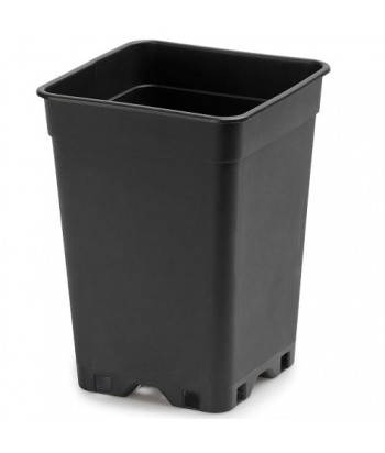 MACETA PLASTICO NEGRA ECO 1 45L 11x11x12CM