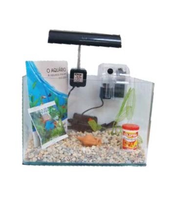 KIT ACUARIO NANO 11L 31x18x20 COMPLETO