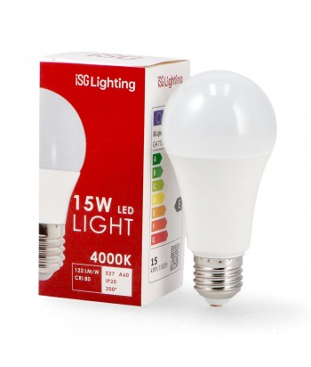 BOMBILLA LED E27 15W 6000K 122LM ISG
