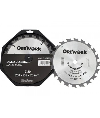 DISCO DESBROZADORA 20DIENTES WIDIA 250x20x2 8MM 