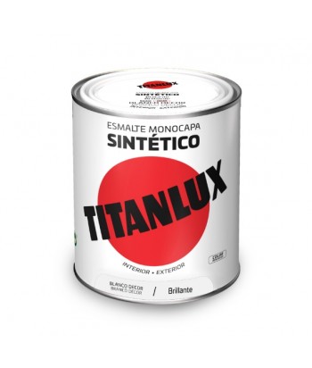 ESMALTE SINT TITANLUX 750ML NEGRO MATE 576