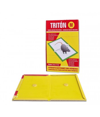 TRITON TRAMPAS ADHESIVAS RATONES T-M 26x19CM