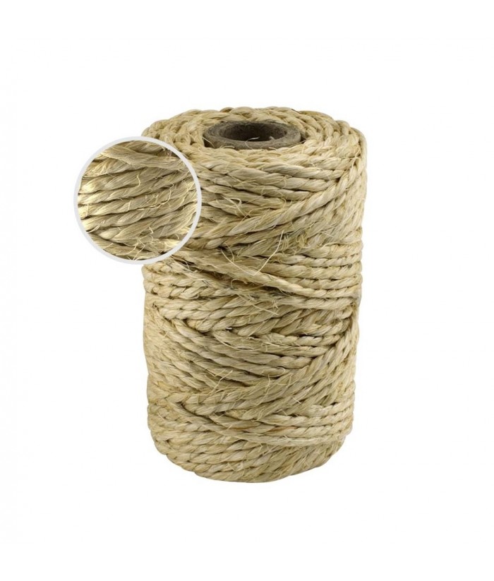 BOBINA CUERDA SISAL 100GR 2CABOS BOBINA CUERDA SISAL 100GR 2CABOS