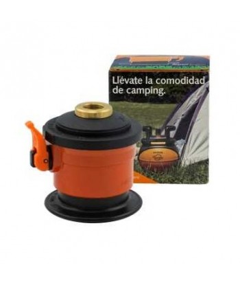 REGULADOR ADAPTADOR BUTANO BOMBONA AZUL