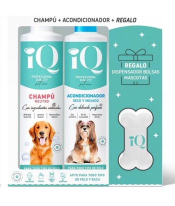 IQ CHAMPU ACONDICIONADOR REGALO PERROS 300 300ML