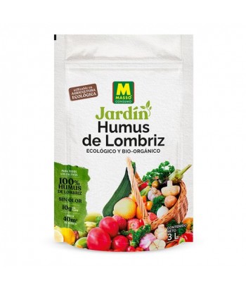 HUMUS LOMBRIZ ECOLOGICO MASSO 3L