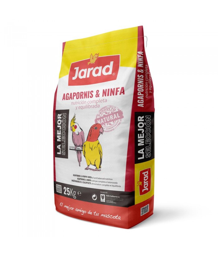 MIXTURA COTORRAS Y NINFAS 25KG JARAD