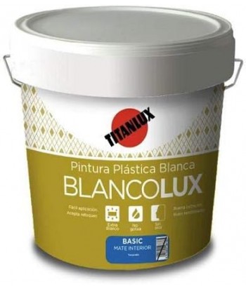 PINTURA PLASTICA BLANCOLUX TITAN INTERIOR 5KG