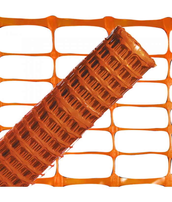 MALLA PLASTICO SEÑALIZACION  ROLLO 50M 