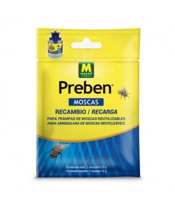 PREBEN CEBO RECAMBIO TRAMPA MOSCAS 