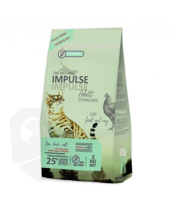 IMPULSE CAT STERILIZED ADULTO 2KG