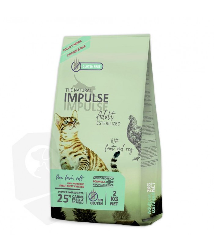 IMPULSE CAT STERILIZED ADULTO 2KG