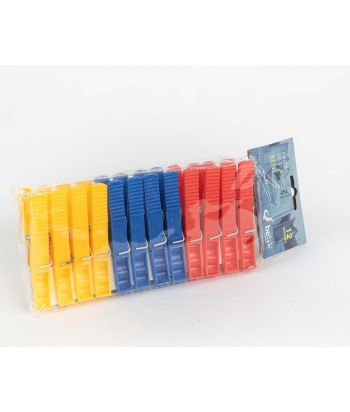 PINZAS PLASTICO 12UDS XXL BLISTER