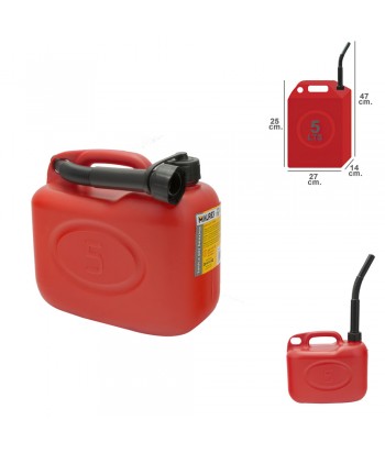GARRAFA GASOLINA PLASTICO 5L MAURER