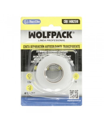 CINTA REPARACION TUBERIAS 12BAR 2 5MMx25M WOLFPACK