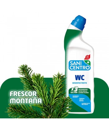 SANICENTRO GEL WC DESINFECTANTE C/LEJIA 1L FRESCOR