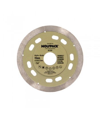 DISCO DIAMANTE CORTE EXTRADURO 115MM WOLFPACK