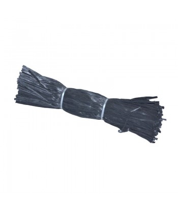 RAFIA CINTA CORTADA 50CM NEGRA