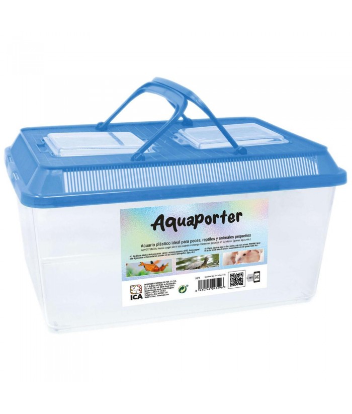 PECERA PLASTICO XL 32x22x20CM 9L