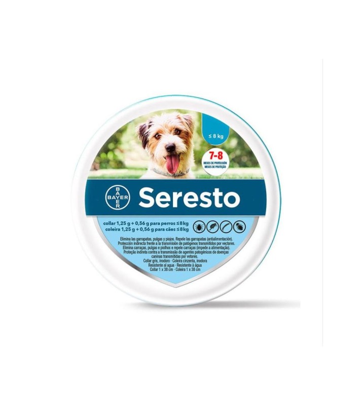 SERESTO COLLAR ANTIPARASITARIO PERROS 8KG SERESTO COLLAR ANTIPARASITARIO PERROS 8KG