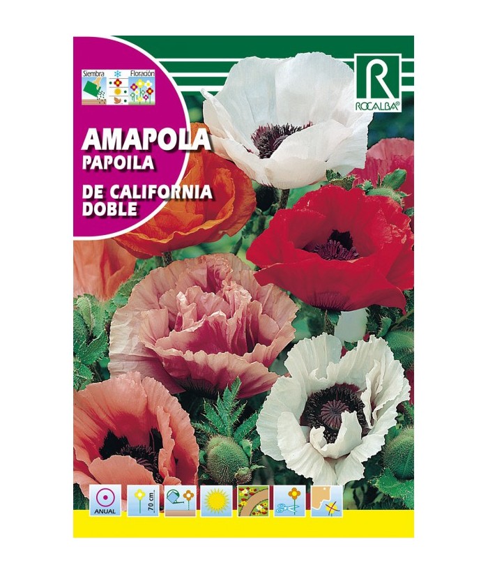 AMAPOLA CALIFORNIA DOBLE 2GR ROCALBA