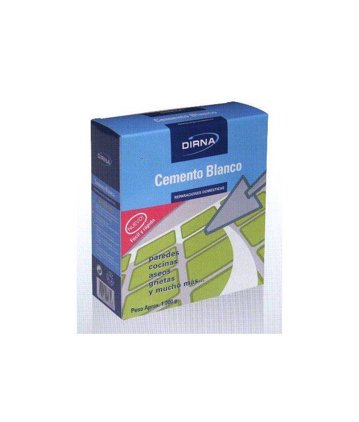 CEMENTO BLANCO 1KG DIRNA