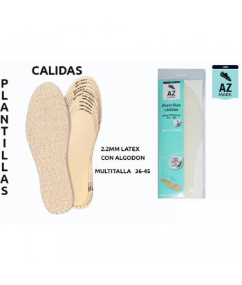 PLANTILLAS CALIDAS 36-46 AZMARK 