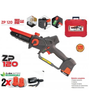 MINIMOTOSIERRA ZANON ZO120 2BATERIAS 