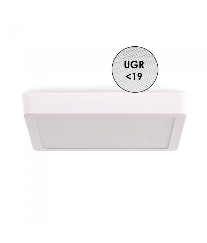 PLAFON LED CUADRADO 20W 21x21CM 3CCT