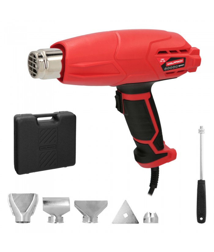 PISTOLA DECAPADOR AIRE CALIENTE 2000W WOLFPACK 
