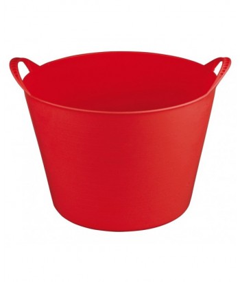 CAPAZO PLASTICO ROJO 42L