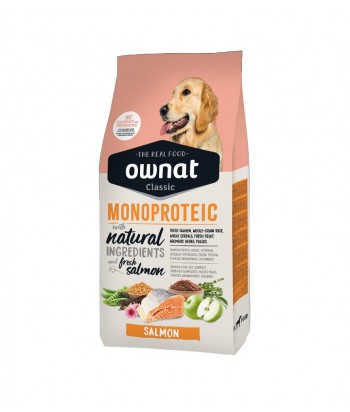 OWNAT CLASSIC MONOPROTEIC SALMON 12KG PERRO