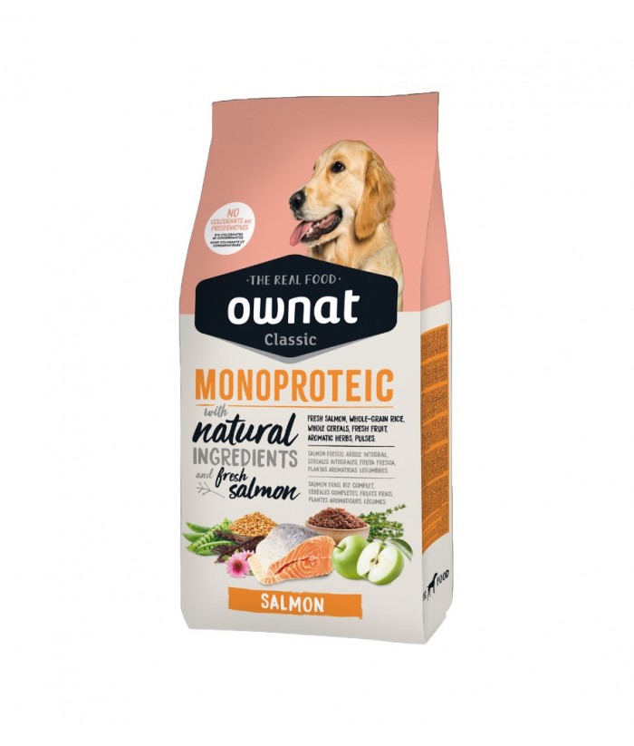 OWNAT CLASSIC MONOPROTEIC SALMON 12KG PERRO