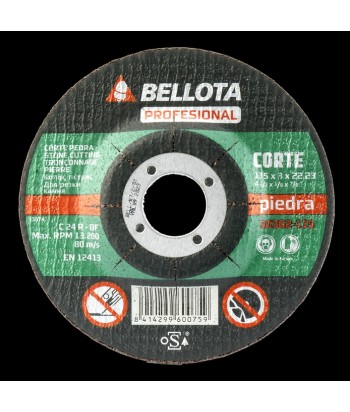 BELLOTA DISCO CORTE PIEDRA 115x3x22 3MM 50302
