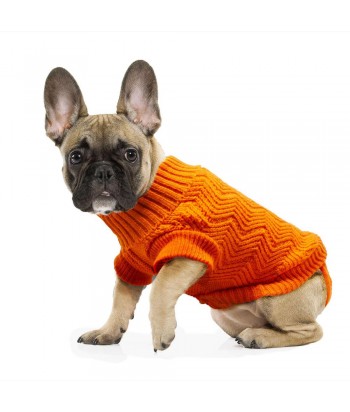 JERSEY LANA ZIG-ZAG NARANJA 25CM