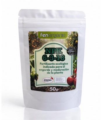 FENORGANIC NPK 6-3-18 50GR ECOLOGICO FRAYMENDEL