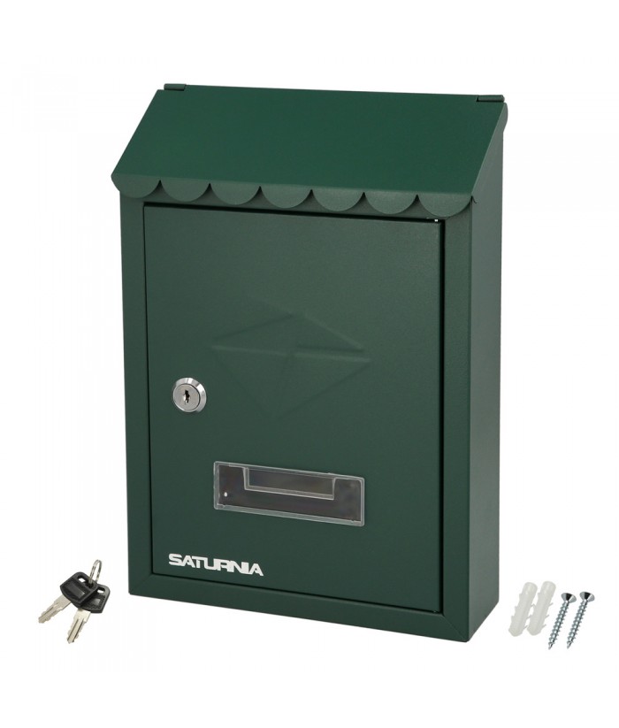 BUZON EXTERIOR ACERO VERDE SATURNIA