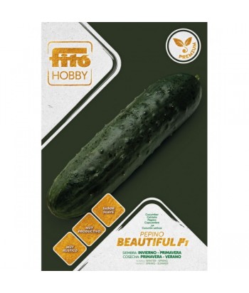 PEPINO BEAUTIFUL F1 HIBRIDO 50SEMILLAS