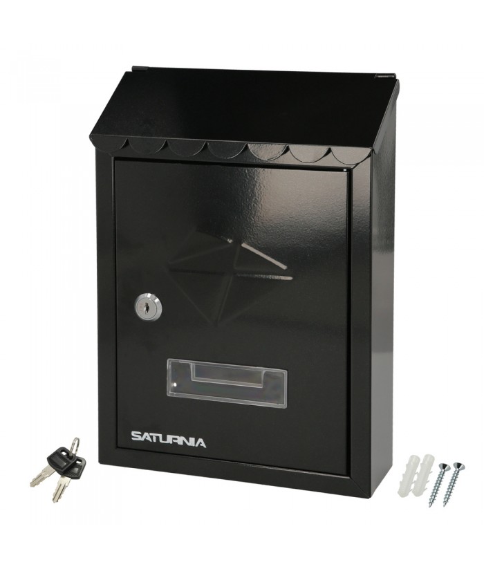 BUZON SATURNIA RESIDENCE NEGRO 205x70x300MM