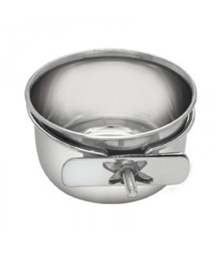 COMEDERO ACERO INOX  12 5CM 0 6l C/TORNILLO 