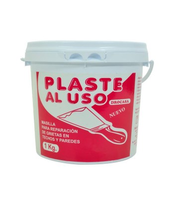 MASILLA PLASTE CON FIBRA 1KG DROCASA