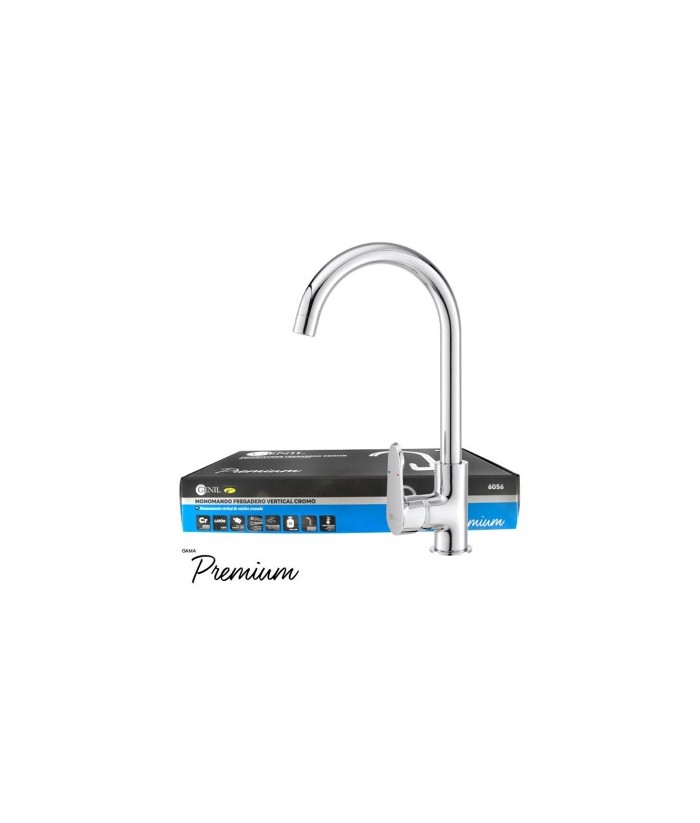 GRIFO MONOMANDO FREGADERO VERTICAL GENIL PREMIUM