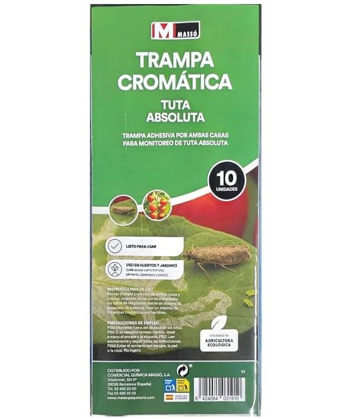 TRAMPA CROMATICA NEGRA 10UDS TUTA ABSOLUTA MASSO