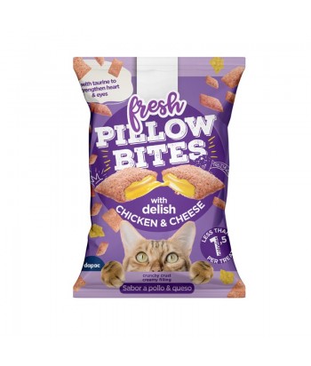 FRESH SNACKS PILLOW GATOS 40GR CHICKEN CHEES DAPAC