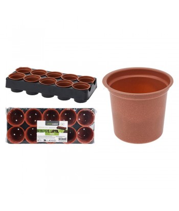 BANDEJA CULTIVO 10MACETAS 5CM SEMILLERO