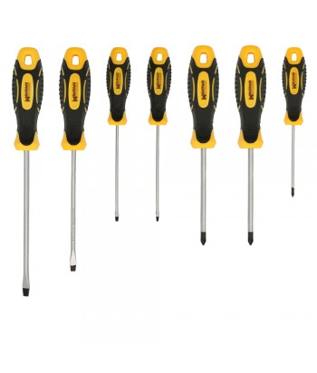 KIT DESTORNILLADORES 7PIEZAS BIMATERIAL WOLFPACK