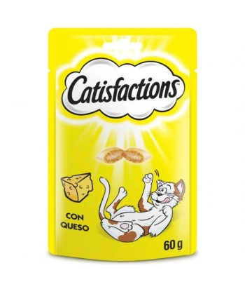 CATISFACTIONS SNACK QUESO 60GR PARA GATOS