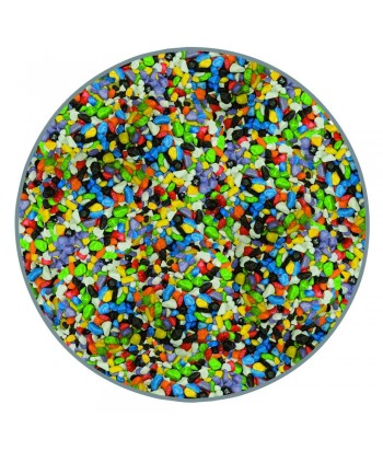 GRAVA ACUARIO MULTICOLOR 1 5MM 2KG ICA