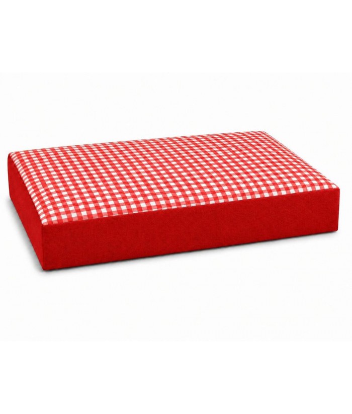 COLCHONETA DESENFUNDABLE ANTIPELOS 70x50CM VICHY