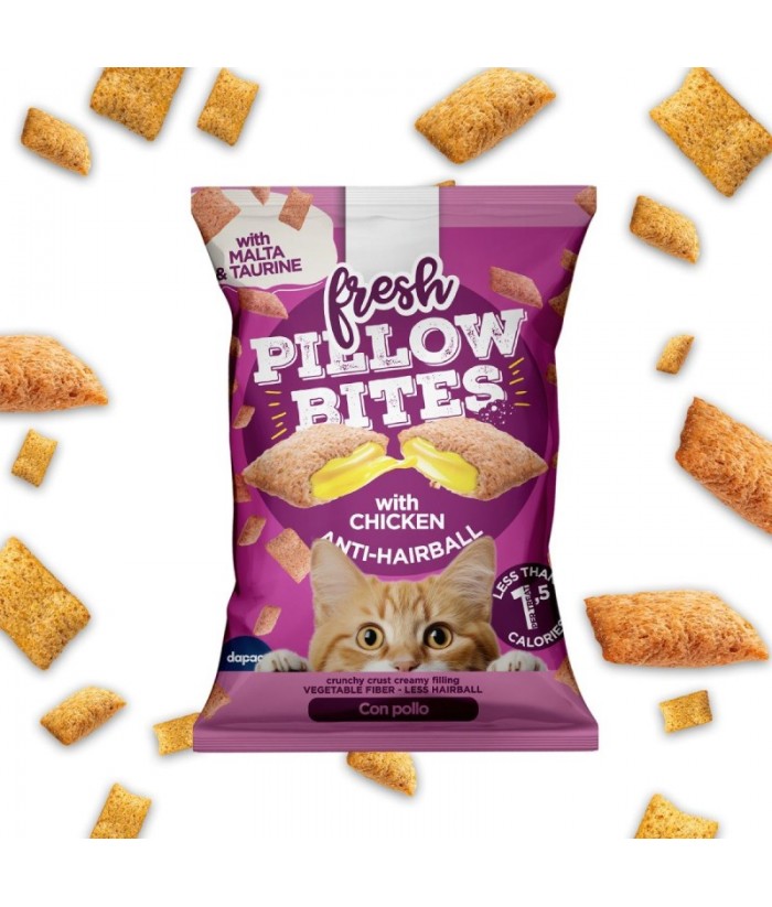 FRESH SNACKS PILLOW GATOS 40GR CHICKEN HAIRBALL